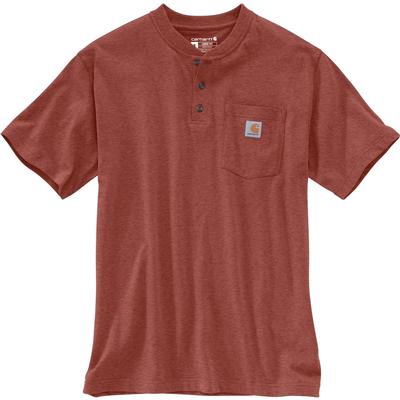 Carhartt Loose Fit Heavyweight Short-Sleeve Pocket Henley T-Shirt Men's