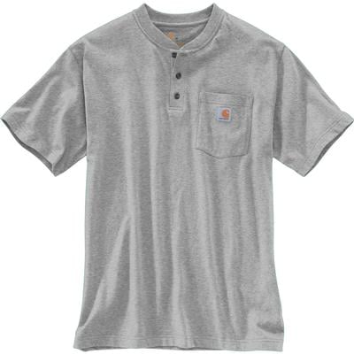 Carhartt Loose Fit Heavyweight Short-Sleeve Pocket Henley T-Shirt Men's