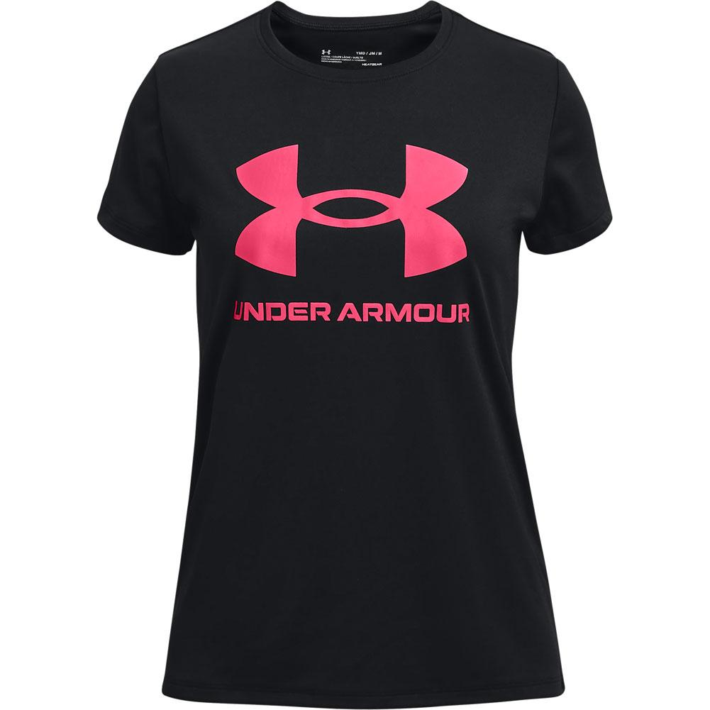 Under Armour Girls' Tech Graphic Big Logo Short-Sleeve T-Shirt 