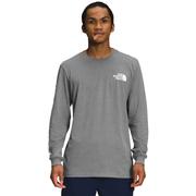 TNF MEDIUM GREY HEATHER/TNF WHITE