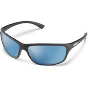 MATTE BLACK/POLARIZED BLUE MIRROR
