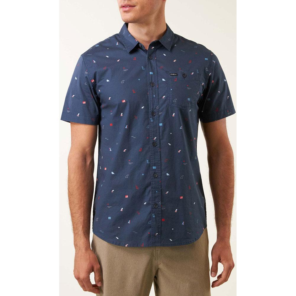 O ' Neill Tame Button Up Short Sleeve Shirt Men's