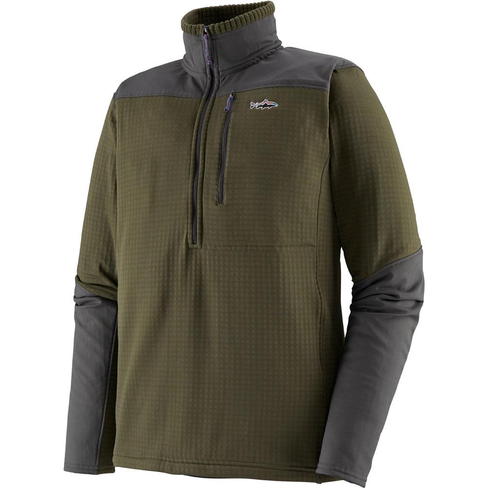 Patagonia Long-Sleeve R1 Fitz Roy 1/4 Zip Fishing Men's