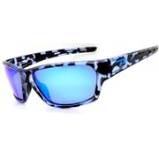 BLUE TORTOISE/BROWN POLARIZED-ICE BLUE MIRROR