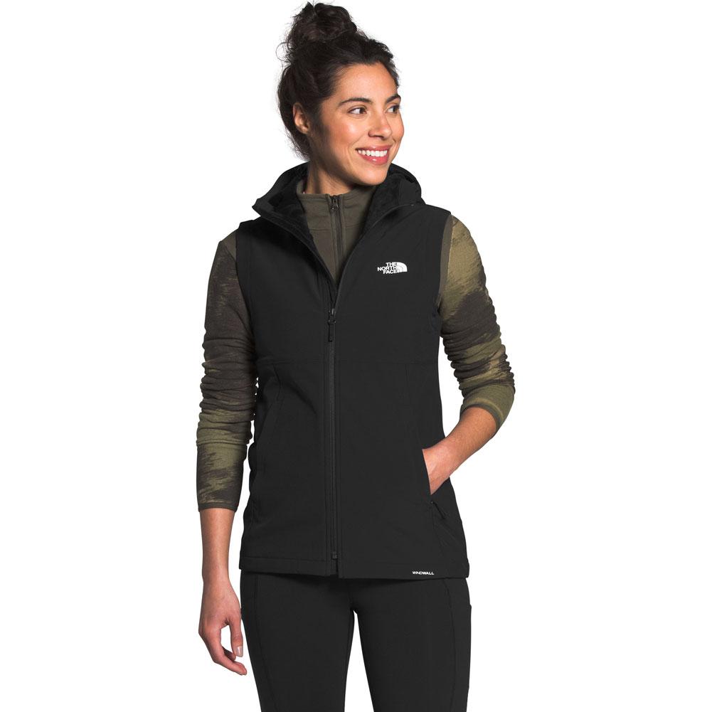 the north face hooded vest