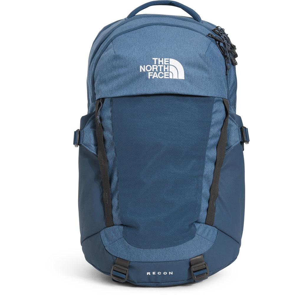 The North Face Recon Backpack: Shady Blue Light Heather/White