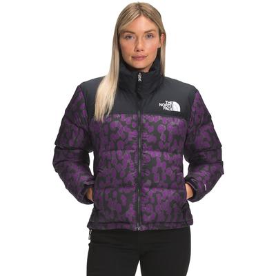 The North Face Print Short Jacket - Womens - Silver/Grey, Size XL