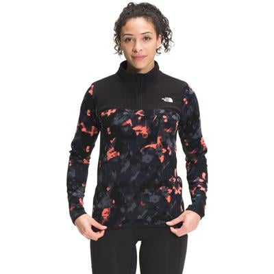 The North Face Printed TKA Glacier 1/4 Zip Fleece Women's