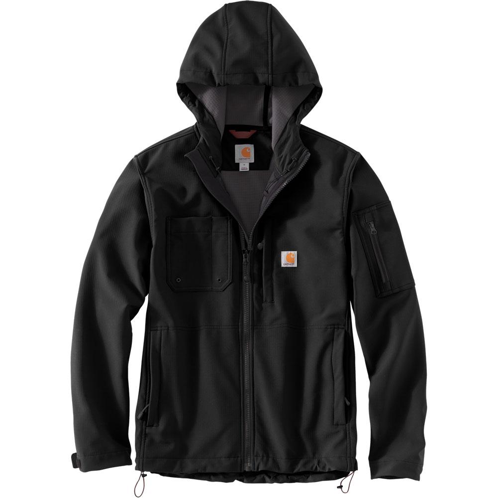  Carhartt Rain Defender Relaxed Fit Midweight Softshell Hooded Jacket Men's