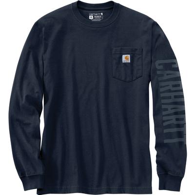 Carhartt Relaxed Fit Heavyweight Longsleeve Logo Graphic T-Shirt Men's