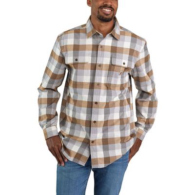 Carhartt Loose Fit Heavyweight Flannel Longsleeve Plaid Shirt Men's