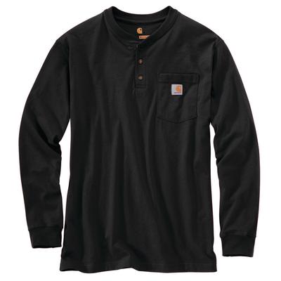 Carhartt Workwear Loose Fit Heavyweight Long Sleeve Pocket Henley T-Shirt Men's
