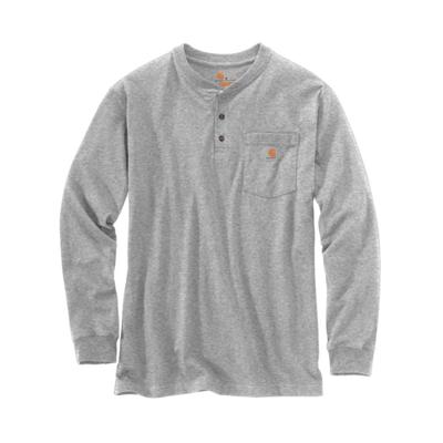 Carhartt Workwear Loose Fit Heavyweight Long Sleeve Pocket Henley T-Shirt Men's