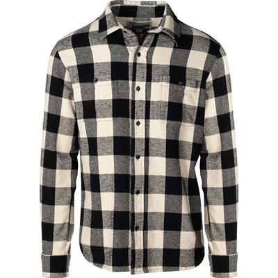 Schott Plaid Cotton Buffalo Check Flannel Shirt Men's