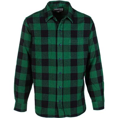 Schott Buffalo Check Plaid Cotton Flannel Shirt Men's