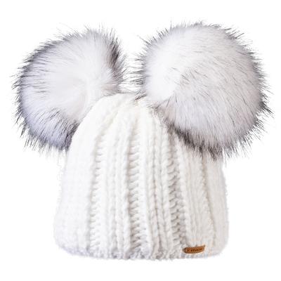 Starling Teddy Faux Fur 2 Pom Beanie Women's