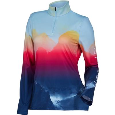 Spyder Snow Mist Zip T-Neck Top Women's