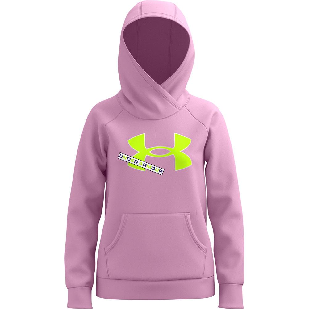 Under Armour Girls' Rival Fleece Logo Hoodie