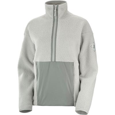 Salomon Snowshelter Teddy Half Zip Mid Layer Top Women's