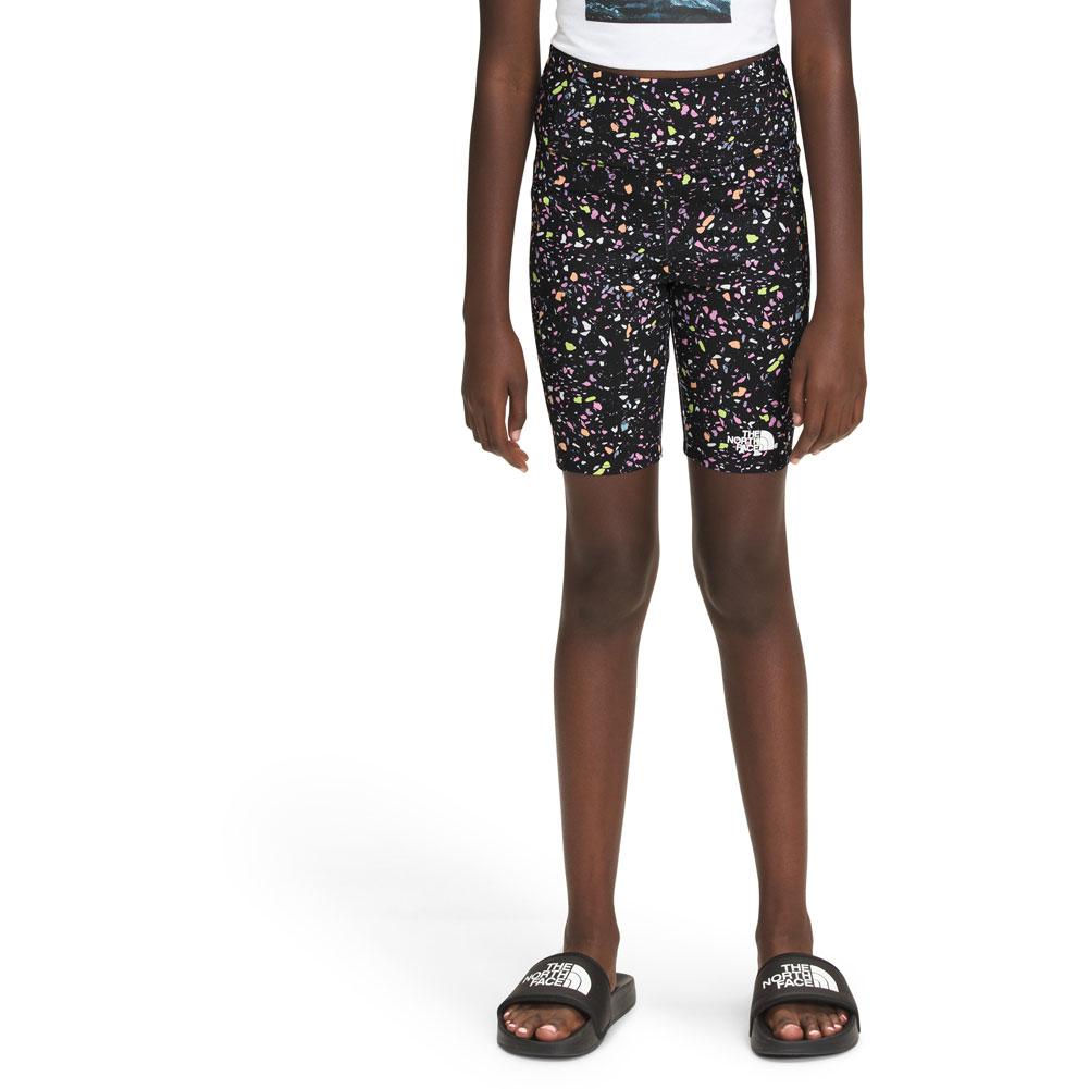  The North Face Printed Never Stop Bike Shorts Girls '