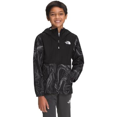 The North Face Printed Zipline Rain Jacket Boys'