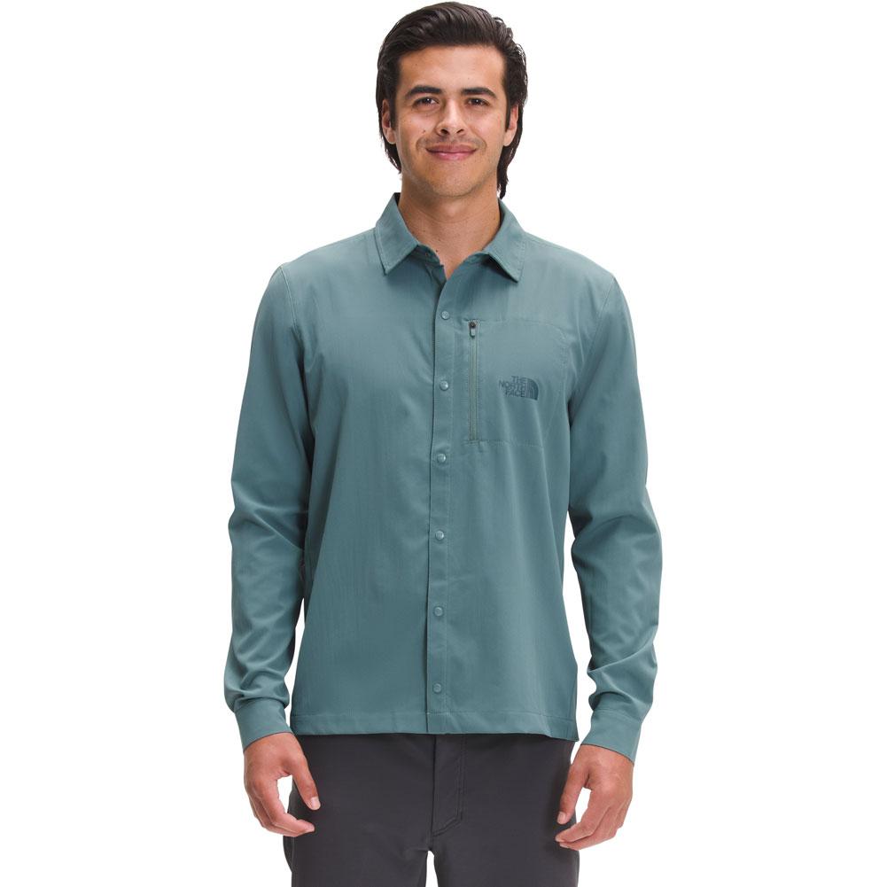  The North Face First Trail Upf Long Sleeve Button Up Shirt Men's
