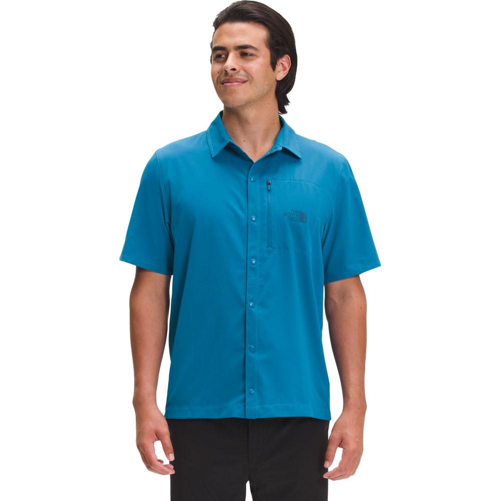  The North Face First Trail Upf Short Sleeve Button Up Shirt Men's