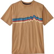 RIDGE RISE STRIPE: DARK CAMEL