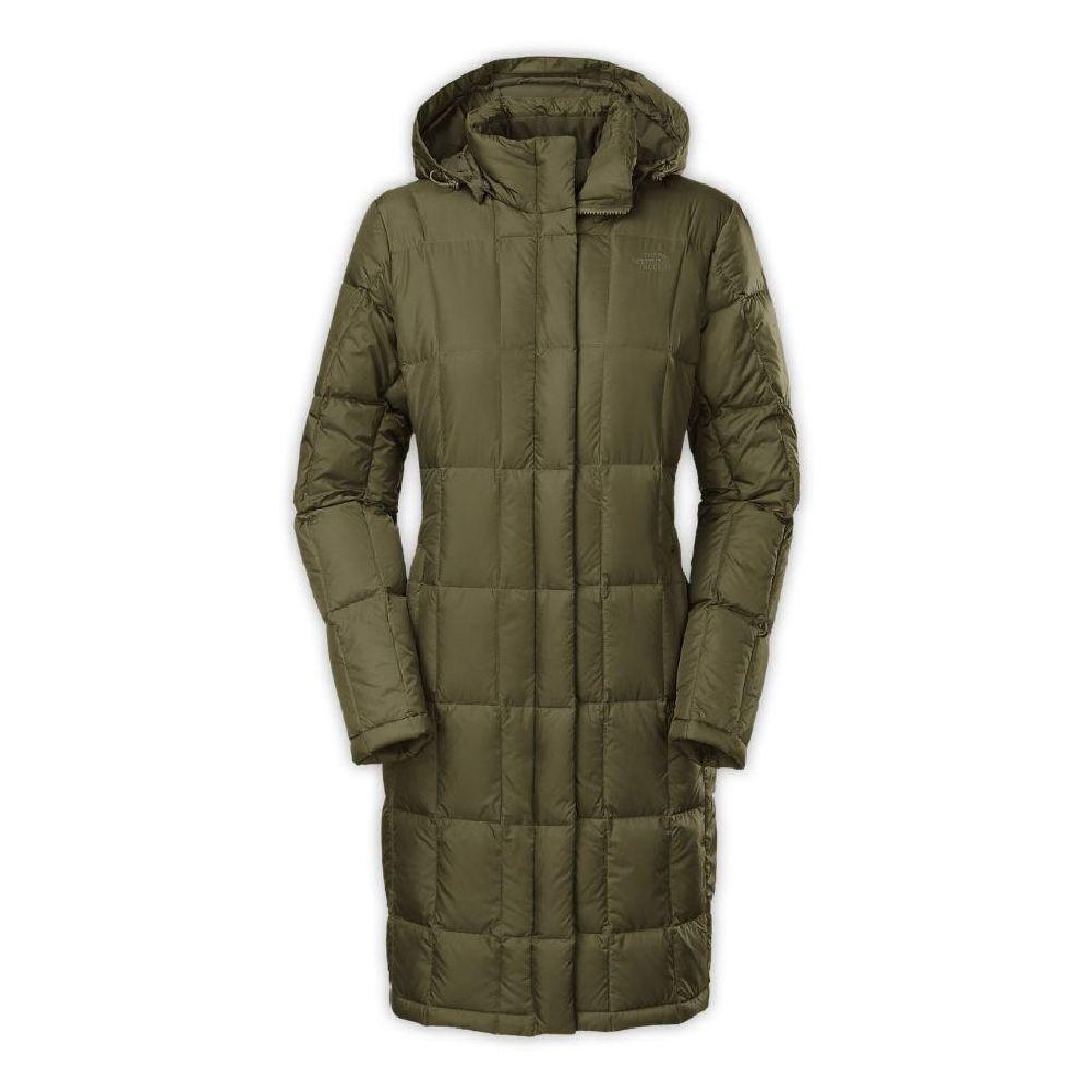 the north face green parka