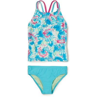 Speedo Print Tankini Set Girls'