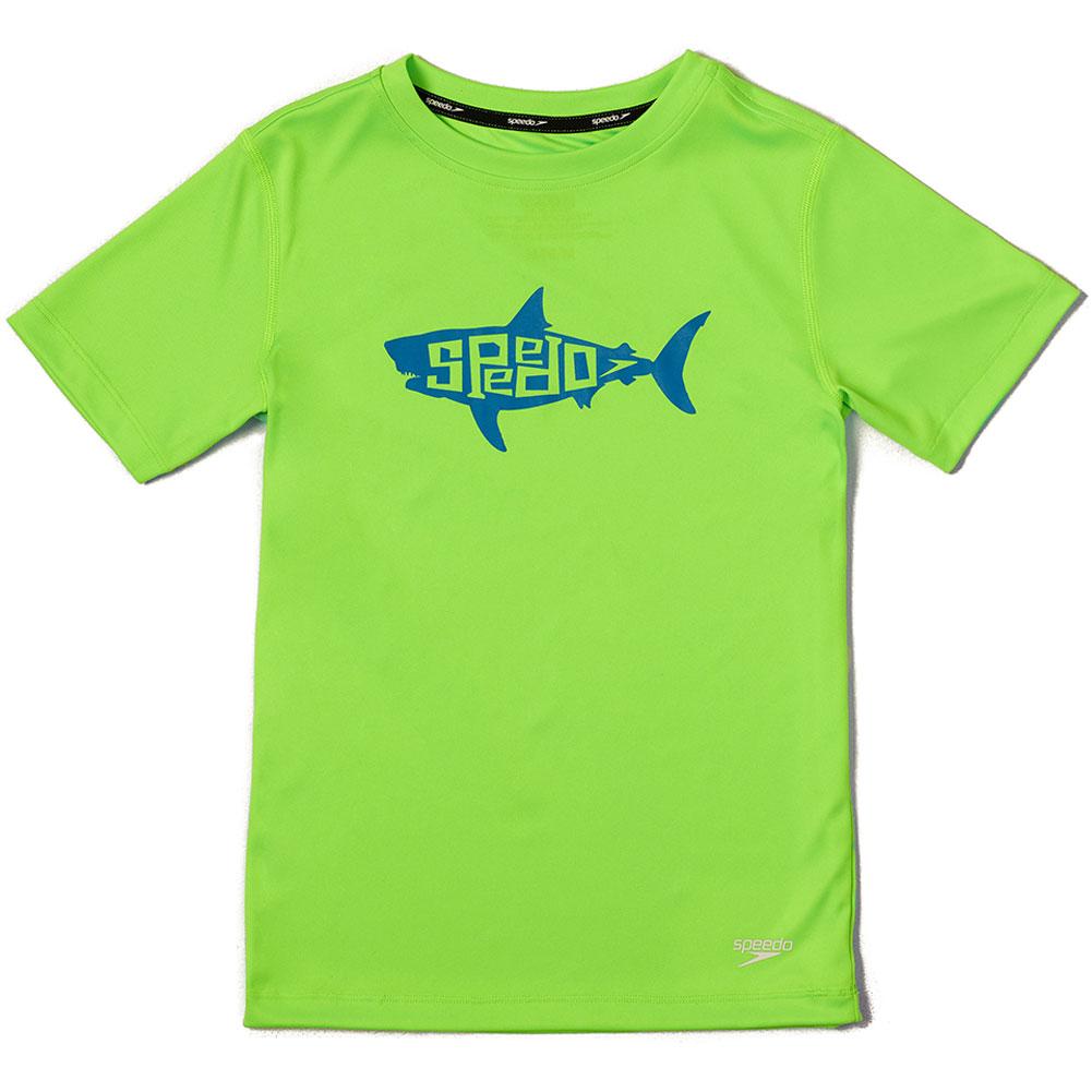Speedo Graphic Short- Sleeve Swim Shirt Boys '