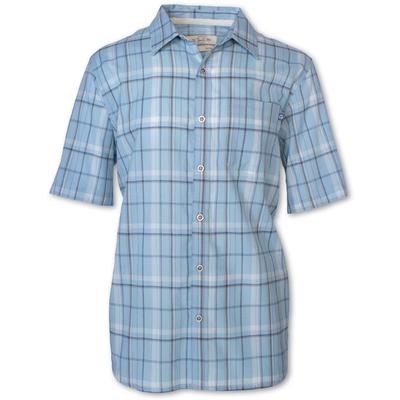 Purnell Light Blue Madras Plaid Button-Up Shirt Men's
