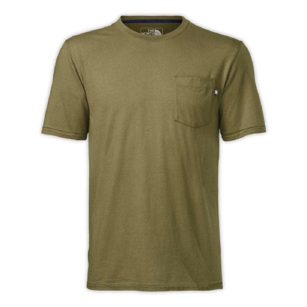 Olive green north sales face t shirt