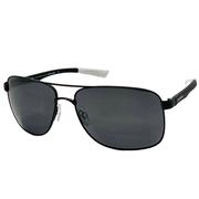 MATTE LACQUER BLACK/SMOKE POLARIZED - WHITE MIRROR