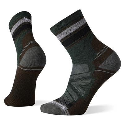 Smartwool Hike Light Cushion Striped Mid Crew Socks Men's