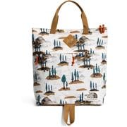 GARDENIA WHITE CAMPING SCENIC PRINT/UTILITY BROWN