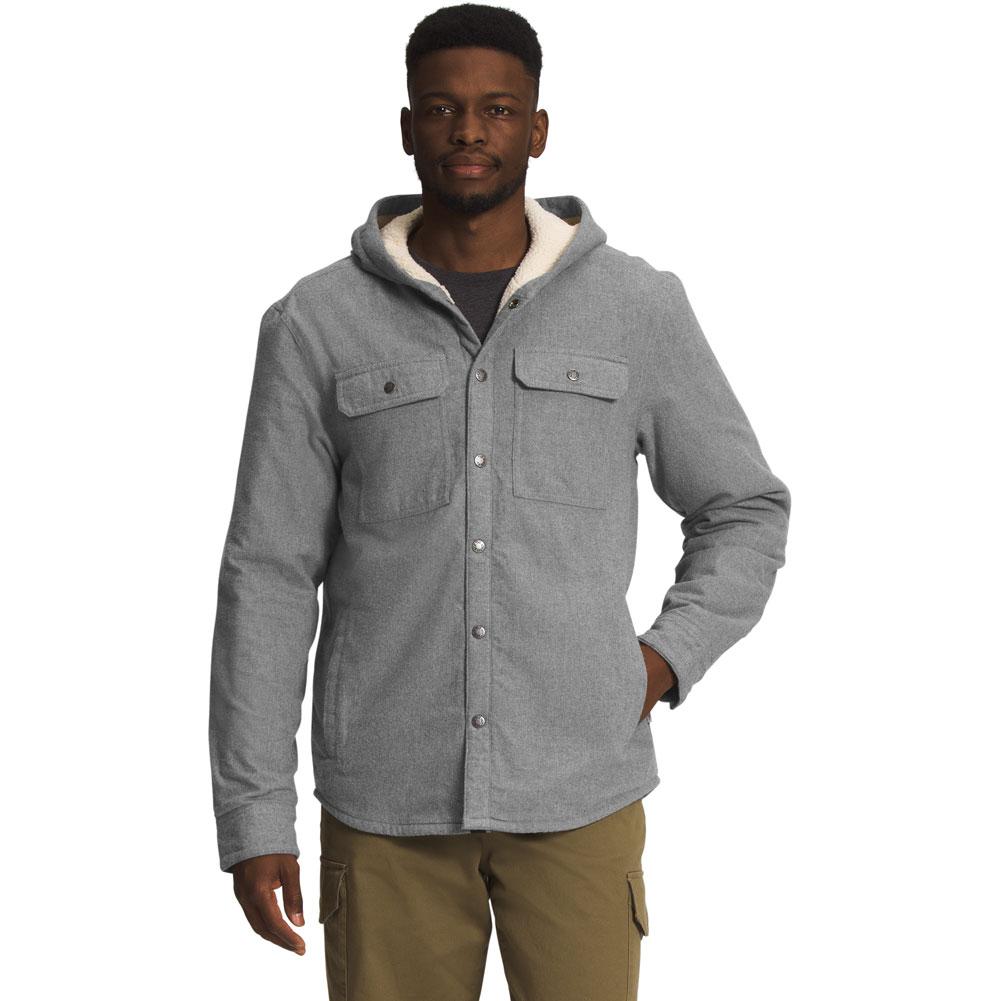 The North Face Men's Hooded Campshire Shirt, Small, TNF Medium Grey Heather