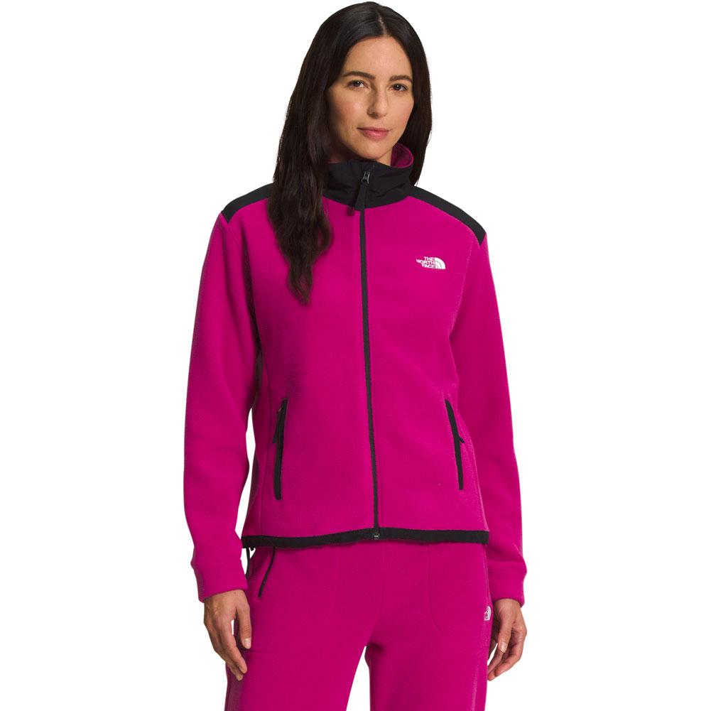 The North Face Jacket Womens Medium Hot Pink Fleece Coat Full Zip Outdoor  Soft