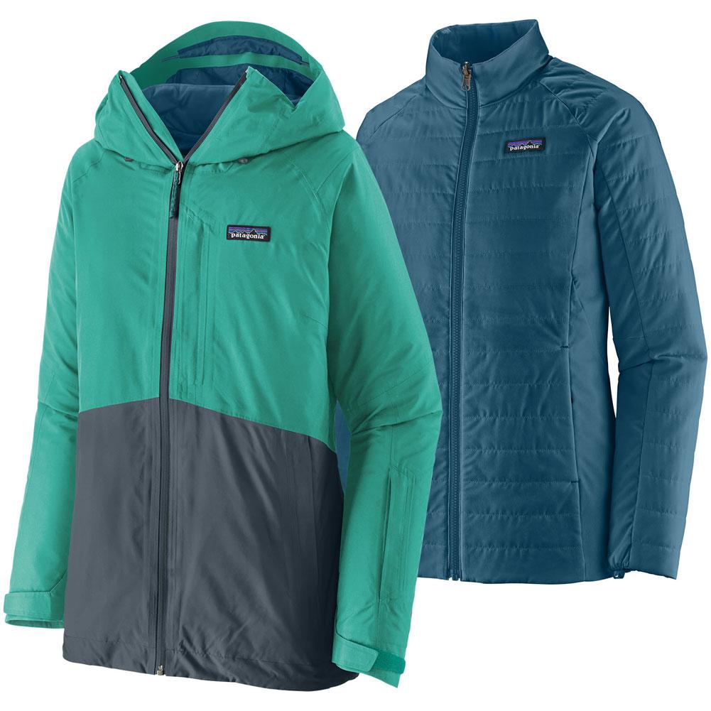 Patagonia Womens Snow Jacket 3-in-1 Powder Town