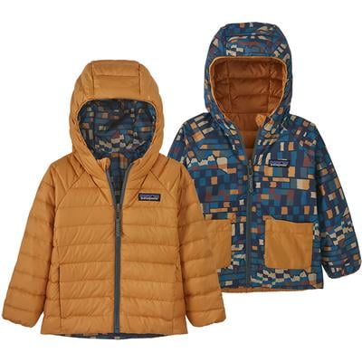 Patagonia Baby Reversible Down Sweater Hooded Jacket Infants'/Toddlers' (Past Season)