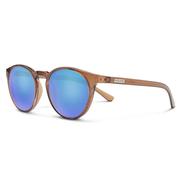 TRANSPARENT BROWN/POLARIZED BLUE MIRROR