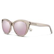 TRANSPARENT TAUPE/POLARIZED PINK GOLD MIRROR