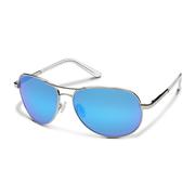 SILVER/POLARIZED BLUE MIRROR