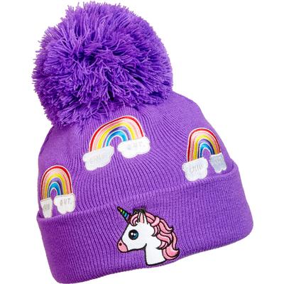 Turtle Fur Unicorn Pom Beanie Girls'