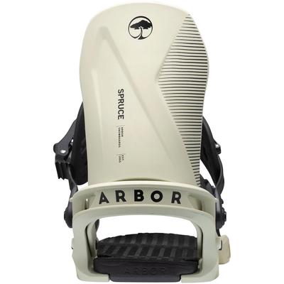 Arbor Spruce Snowboard Bindings Men's 2023 Off White