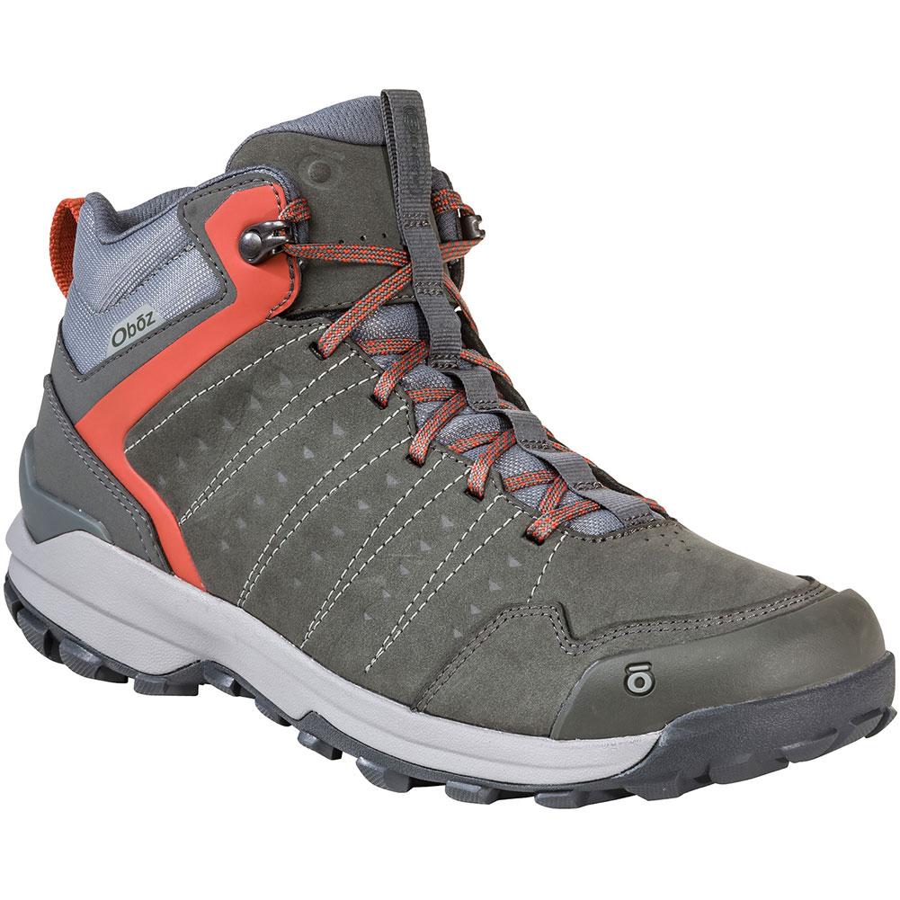  Oboz Sypes Mid Leather Waterproof Hiking Boots Men's