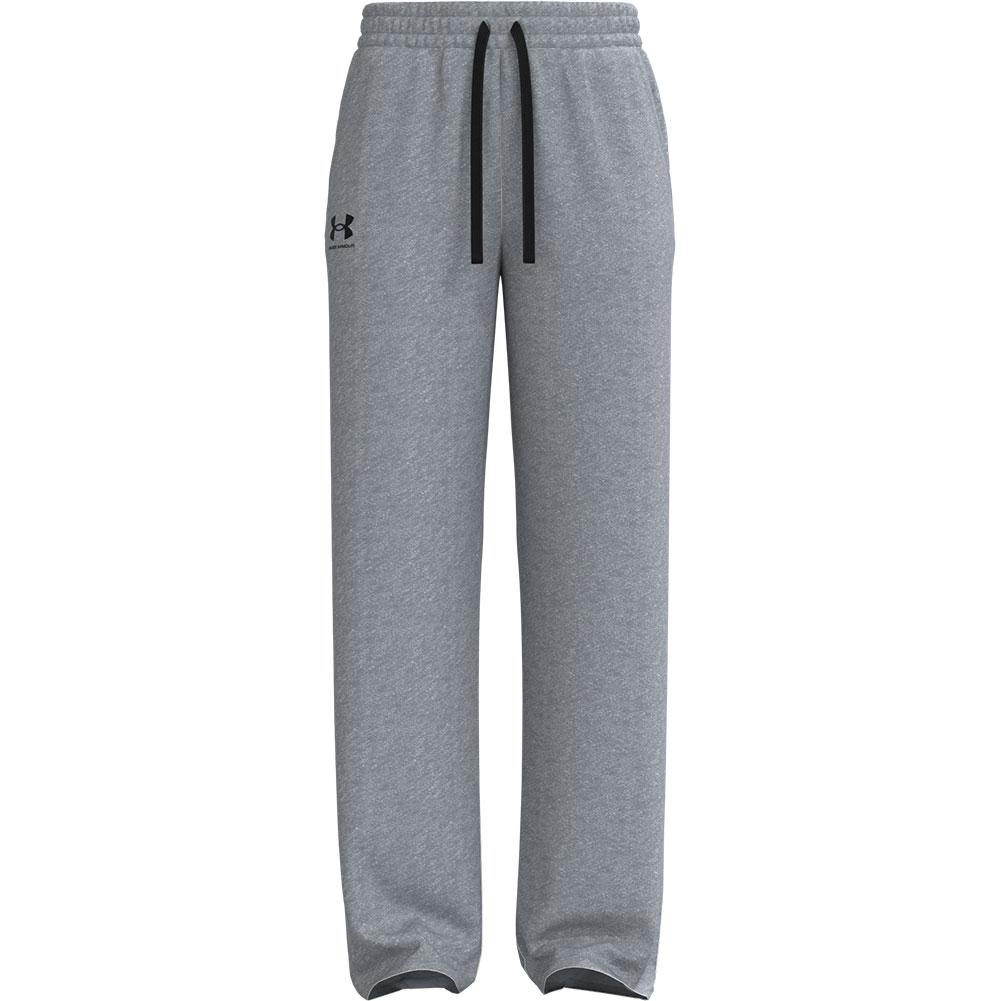 Under Armour Womens Rival Fleece Jogger Pants Steel Medium Heather