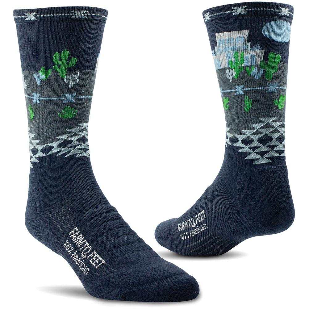 Farm To Feet Silver City Lightweight Cushion 3/4 Crew Socks