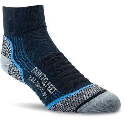 Farm To Feet Damascus Lightweight Cushion 1/4 Crew Socks