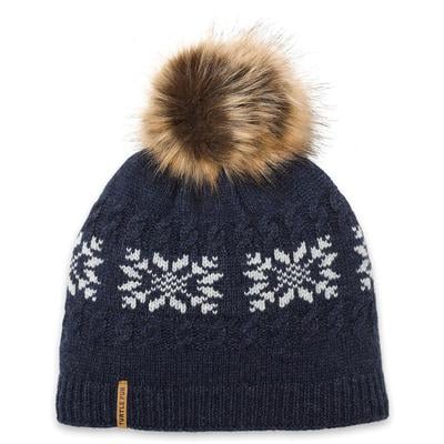 Turtle Fur Lambswool Leira Pom Beanie Women's